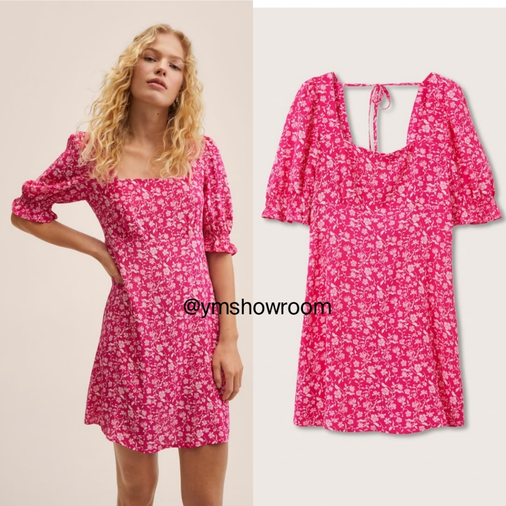 ❤️Sale❤️MANGO Short floral dress- Size Med